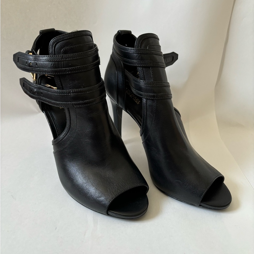 Michael by Michael Kors open toe booties - black, size 9 - Picture 8 of 8